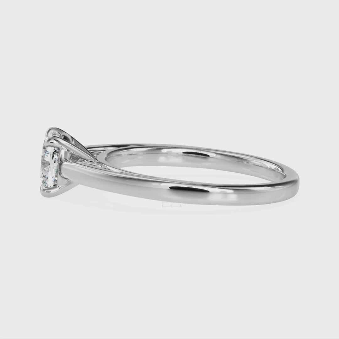 
                  
                    Load and play video in Gallery viewer, Z-Adore-Cushion Cut Ring
                  
                